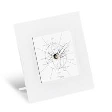 orologio incantesimo design modello astronomia bianco