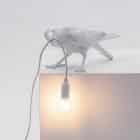 Seletti Lighting Marcantonio bird lamp accesa colore bianco