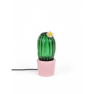 Seletti lampada a led desert sunrise riproduzione di un cactus in vetrosoffiato