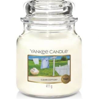giara media yankee candle fragranza Clean Cotton