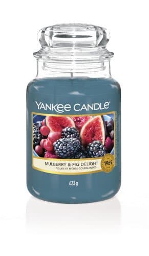 Giara grande Yankee Candle fragranza Mulberry & Fig Delight