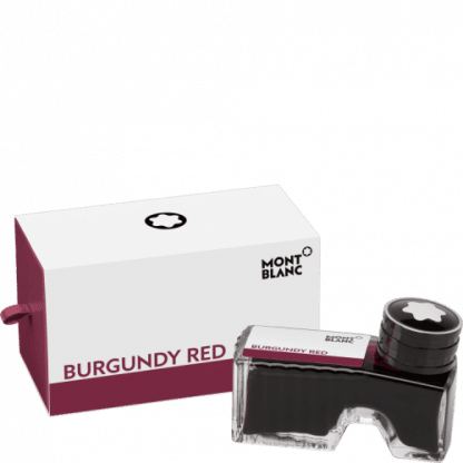 flacone d'inchistro per stilografica montblanc colore Burgundy Red