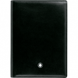 portafoglio verticale Montblanc Meisterstück in pelle di vitello colore nero