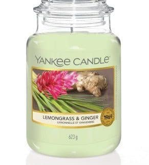 giara grande yankee candle fragranza Lemongrass & Ginger