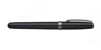 stilografica sheaffer prelude colore nero lucido con finiture colore canna di fucile