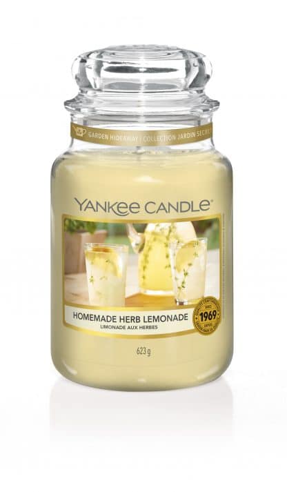 Giara grande Yankee Candle fragranza Homemade Herb Lemonade