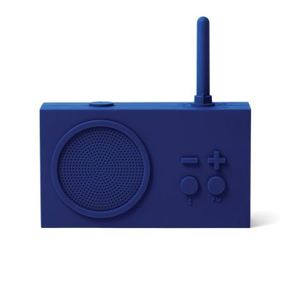 La forma retrò di Tykho di colore blu, ricorda le tradizionali radio AM/FM che si trovavano nelle cucine dei nostri genitori, ma con un tocco contemporaneo, funzione speaker Bluetooth®