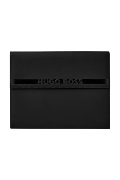 Hugo Boss Cloud Folder A4 nero, chiuso