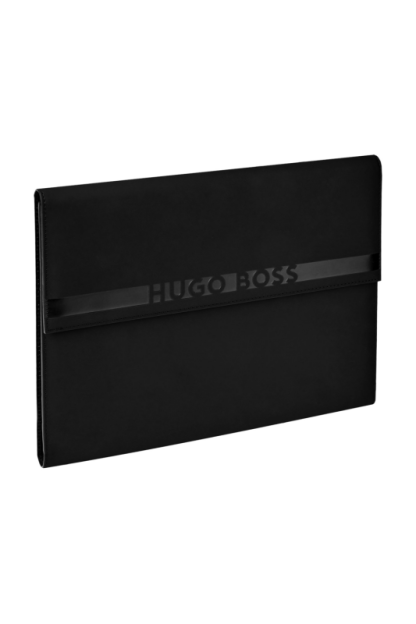 Hugo Boss Cloud Folder A4 nero, diagonale