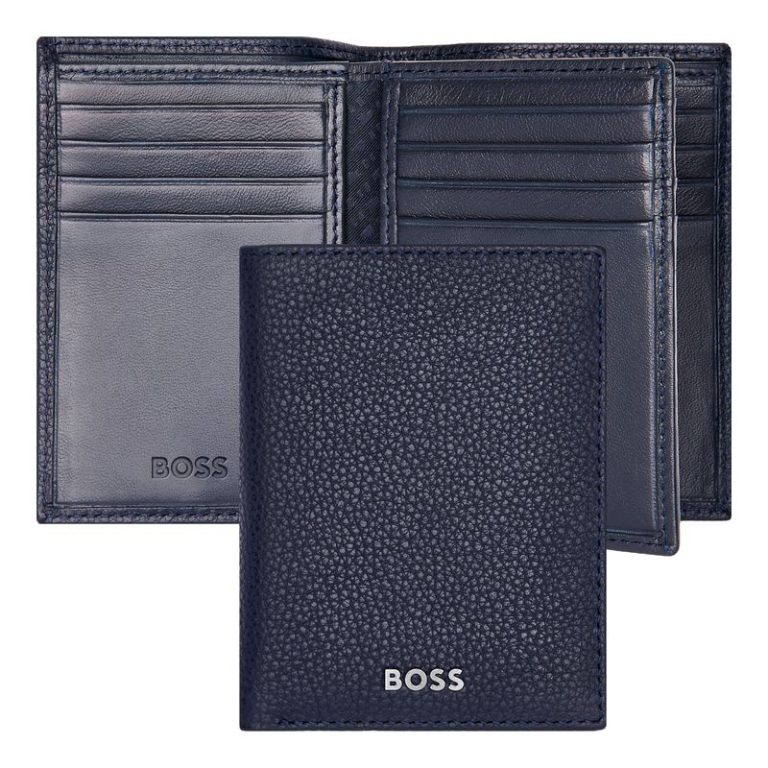 Hugo Boss Trifold Classic Grained porta card