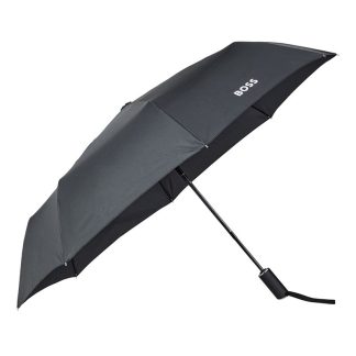 Hugo Boss ombrello tascabile Loop Black è un accessorio da viaggio pratico ed elegante. È progettato per essere facile da portare con te, grazie alle sue dimensioni compatte.