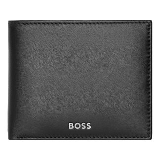 Hugo Boss Classic Smooth Portafoglio in pelle colore nero