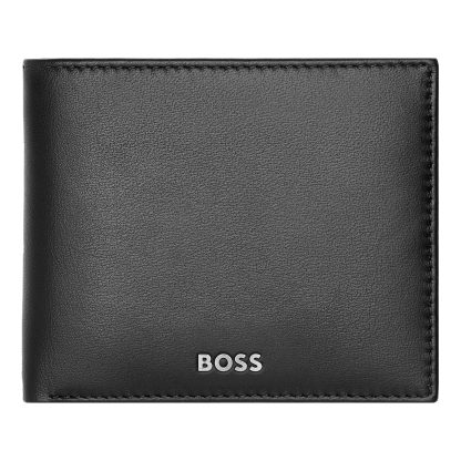 Hugo Boss Classic Smooth Portafoglio in pelle colore nero