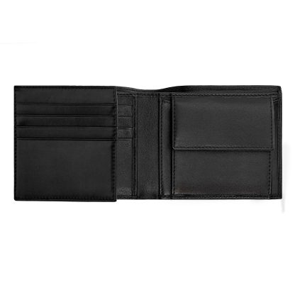 Hugo Boss Iconic Portafoglio con porta monete Black interno