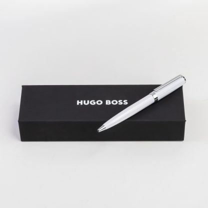 Hugo Boss Gear Iconic White penna a sfera su astuccio